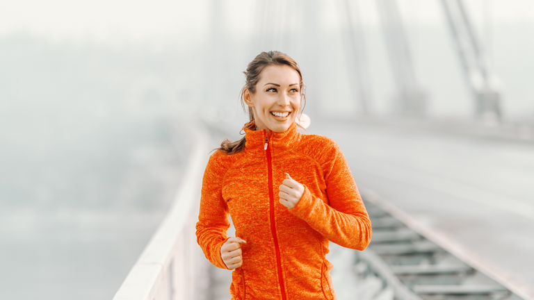 hardloopster in oranje