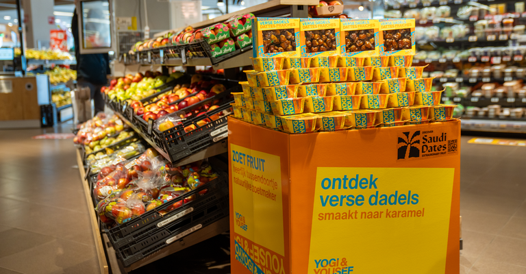 verse dadels in de supermarkt
